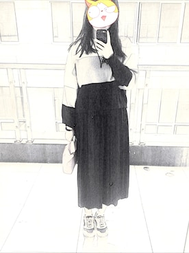 「i（アイ）のアイテム」を使った、six你好哇さん（レディース・171cm）の春コーディネート