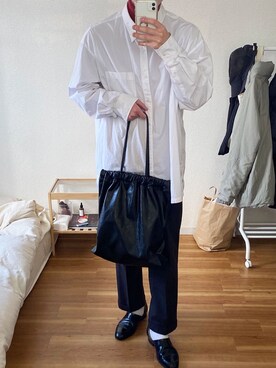 白シャツ ニット の人気ファッションコーディネート Wear