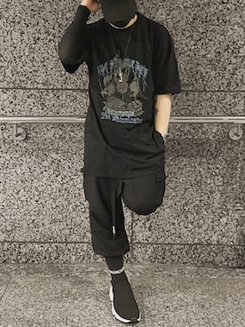 「vetements」｜「アイテム（その他）」を使った、捨てられたシナモンさん（メンズ・165cm）の春コーディネート