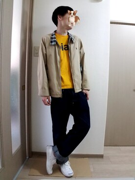 「ジャックパーセル」｜「アイテム（その他アウター）」を使った、koka-pさん（メンズ・177cm）の春コーディネート