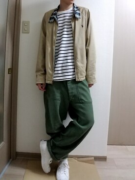「Ralph Lauren」｜「アイテム（その他アウター）」を使った、koka-pさん（メンズ・177cm）の秋コーディネート