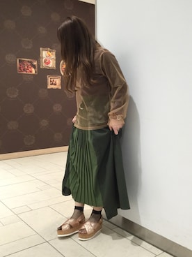 「グリッター」｜ORientalTRaffic キラリナ京王吉祥寺店さん（レディース・160cm）の春コーディネート