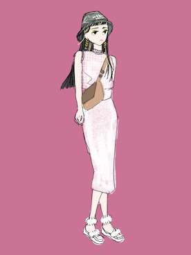 「オフ会」｜田中れもんさん（レディース・167cm）の秋コーディネート