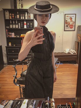「Vintage mix」｜Alessandra Mainaさん（レディース・165cm）の夏コーディネート