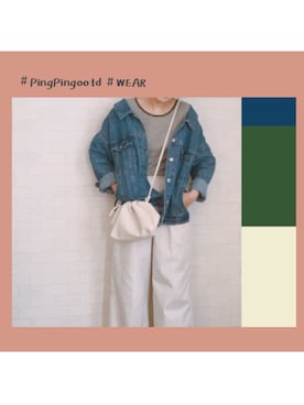 「gracegift（グレースギフト）のアイテム（バッグ）」を使った、PingPingさん（レディース・164cm）の春コーディネート
