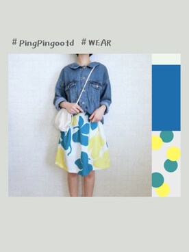 「gracegift（グレースギフト）のアイテム（バッグ）」を使った、PingPingさん（レディース・164cm）の春コーディネート