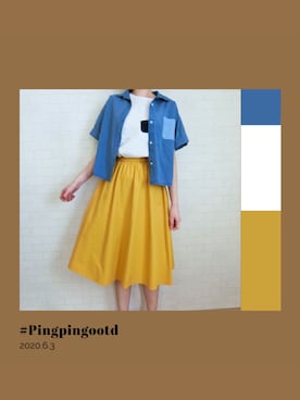 「:CHOCOOLATEのアイテム」を使った、PingPingさん（レディース・164cm）の夏コーディネート