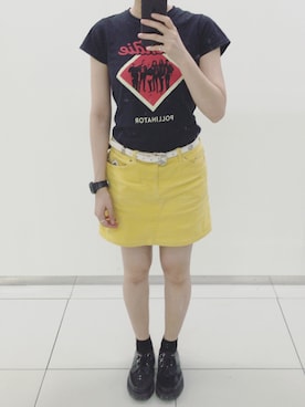 「GEORGE COX（ジョージコックス）のアイテム（その他シューズ）」を使った、konaさん（レディース・158cm）の秋コーディネート