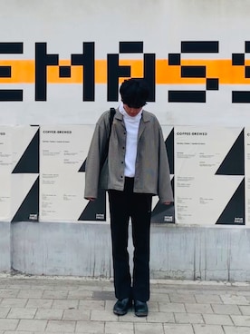 「RYO TAKASHIMA（リョウタカシマ）のアイテム（アクセサリー）」を使った、KaKaさん（メンズ・170cm）の秋コーディネート