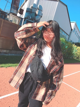 「お祭り」｜「アイテム（ジャケット/アウター）」を使った、すぴかさん（レディース・153cm）の秋コーディネート