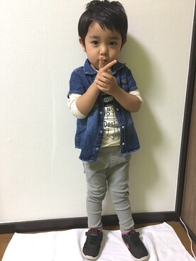そうmamaさん（キッズ・100cm）の夏コーディネート