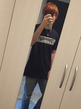 「ROEN（ロエン）のアイテム（アクセサリー）」を使った、YOUさん（メンズ・169cm）の夏コーディネート