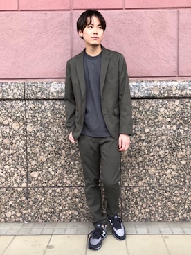 「Easy Set Up」｜三浦さん（メンズ・172cm）の秋コーディネート