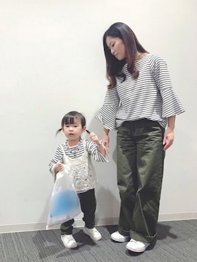 A KEYさん（キッズ・90cm）の春コーディネート