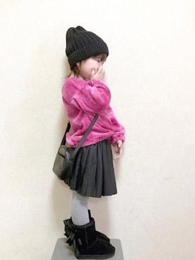 A KEYさん（キッズ・100cm）の秋コーディネート