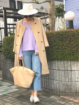 「Marc by Marc Jacobs（マークバイマークジェイコブス）のアイテム（ジャケット/アウター）」を使った、nutsさん（レディース・164cm）の冬コーディネート
