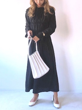 「Bab Bou Jeloud（バブブージュルード）のアイテム（ワンピース）」を使った、nutsさん（レディース・164cm）の冬コーディネート