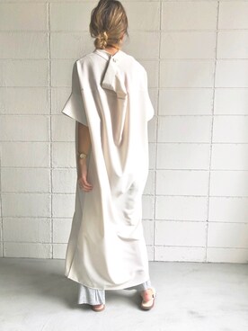 「Bab Bou Jeloud（バブブージュルード）のアイテム（ワンピース）」を使った、nutsさん（レディース・164cm）の春コーディネート