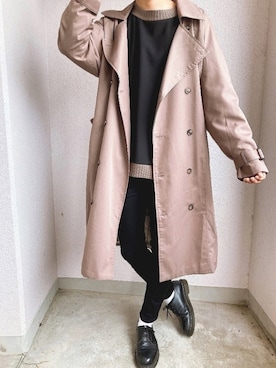 「秋のマイ旬スタイル」｜「アイテム（トレンチコート）」を使った、たくみ さん（メンズ・174cm）の秋コーディネート