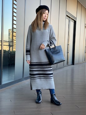 Mizukiさん（レディース・158cm）の冬コーディネート