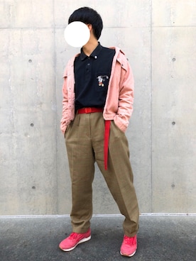 「430（フォーサーティ）のアイテム（ジャケット/アウター）」を使った、まさきさん（メンズ・169cm）の春コーディネート