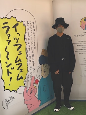 「SpRay（スプレイ）のアイテム（帽子）」を使った、りくさん（メンズ・170cm）の秋コーディネート