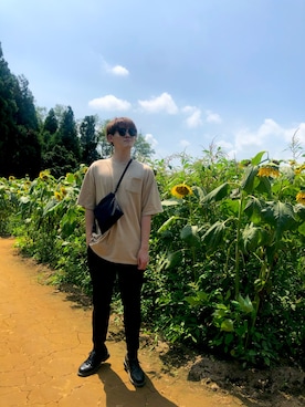 「FUN（ファン）のアイテム」を使った、KAITOさん（メンズ・180cm）の夏コーディネート