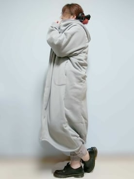 「antiqua」｜「アイテム（その他アウター）」を使った、kanyapoさん（レディース・168cm）の秋コーディネート