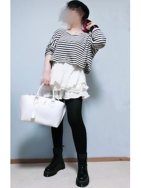 「reca（レカ）のアイテム（ハンチング/ベレー帽）」を使った、kanyapoさん（レディース・168cm）の夏コーディネート