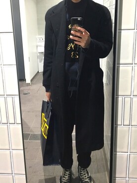 「KENZO（ケンゾー）のアイテム（財布/小物）」を使った、Zen.さん（メンズ・176cm）の冬コーディネート