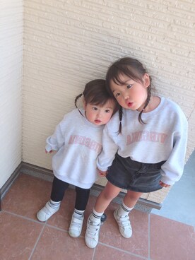 ri_ra‪ ♡゛‬さん（キッズ・100cm）の春コーディネート