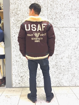 「Down Jacket 」｜「アイテム（ジャケット/アウター）」を使った、Masaさん（メンズ・172cm）の秋コーディネート