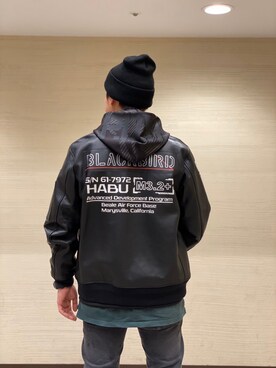 「ridersjacket」｜Masaさん（メンズ・172cm）の冬コーディネート