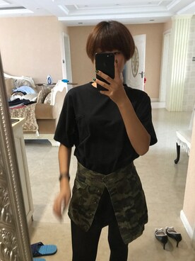 「I.Tのアイテム」を使った、チンリンさん（レディース・163cm）の夏コーディネート