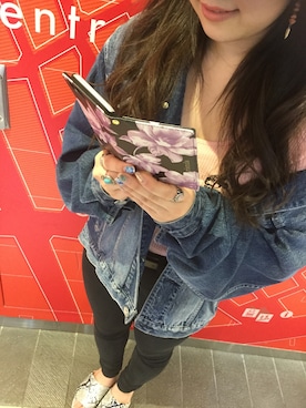 「rienda（リエンダ）のアイテム（PC・スマホグッズ/家電）」を使った、M-factoryさん（レディース・165cm）の春コーディネート