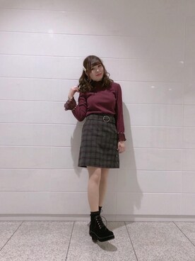 マジェスティックレゴン池袋サンシャインシティ店スタッフさん（レディース・155cm）の冬コーディネート