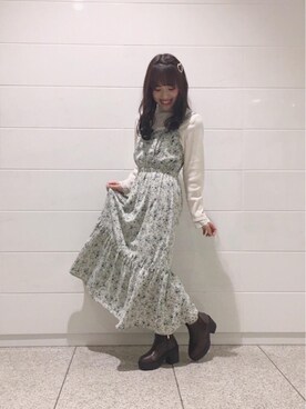 マジェスティックレゴン池袋サンシャインシティ店スタッフさん（レディース・147cm）の冬コーディネート