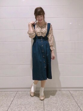 マジェスティックレゴン池袋サンシャインシティ店スタッフさん（レディース・155cm）の冬コーディネート