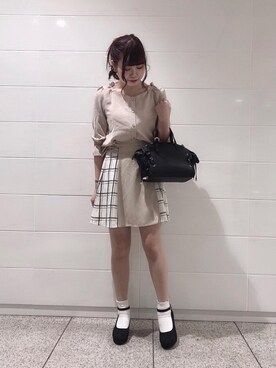 マジェスティックレゴン池袋サンシャインシティ店スタッフさん(レディース・157cm)の春コーディネート