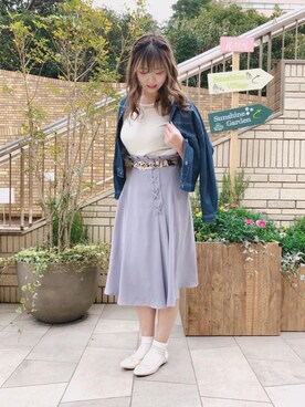 マジェスティックレゴン池袋サンシャインシティ店スタッフさん（レディース・155cm）の春コーディネート