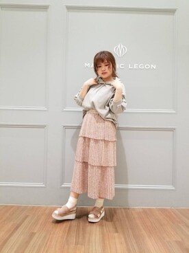 マジェスティックレゴン池袋サンシャインシティ店スタッフさん（レディース・154cm）の春コーディネート