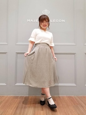 マジェスティックレゴン池袋サンシャインシティ店スタッフさん（レディース・154cm）の春コーディネート
