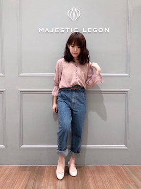 マジェスティックレゴン池袋サンシャインシティ店スタッフさん（レディース・147cm）の春コーディネート