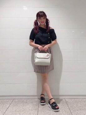 マジェスティックレゴン池袋サンシャインシティ店スタッフさん（レディース・164cm）の夏コーディネート