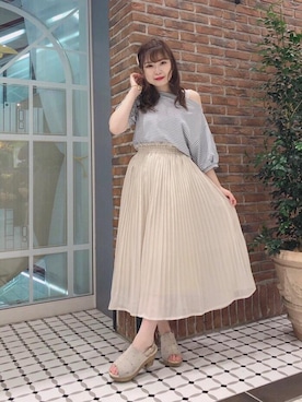 マジェスティックレゴン池袋サンシャインシティ店スタッフさん（レディース・157cm）の夏コーディネート