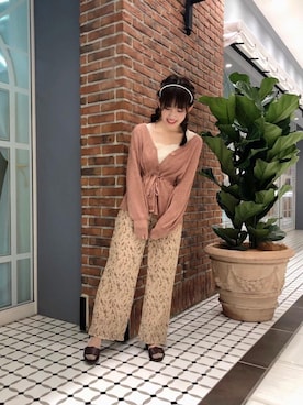 マジェスティックレゴン池袋サンシャインシティ店スタッフさん（レディース・147cm）の夏コーディネート