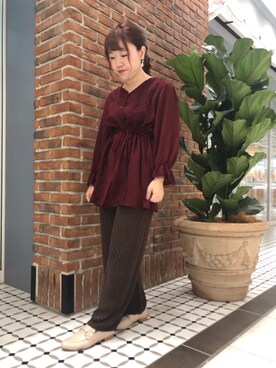 マジェスティックレゴン池袋サンシャインシティ店スタッフさん（レディース・155cm）の秋コーディネート