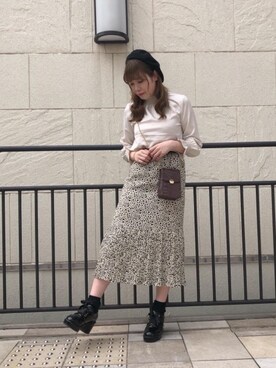 マジェスティックレゴン池袋サンシャインシティ店スタッフさん(レディース・157cm)の秋コーディネート