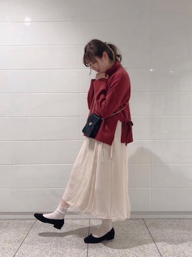 マジェスティックレゴン池袋サンシャインシティ店スタッフさん（レディース・157cm）の秋コーディネート