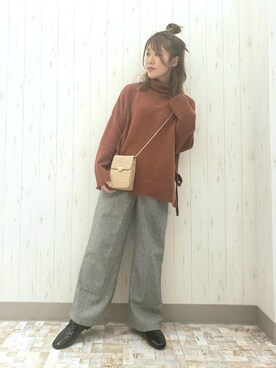 マジェスティックレゴン池袋サンシャインシティ店スタッフさん（レディース・153cm）の秋コーディネート